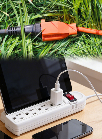 Hosszabbító kábel különféle elektromos készülékekhez